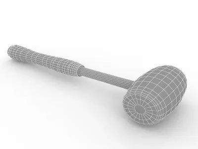 Mallet spatula 3D model