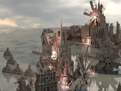 Call of Cthulhu  Innsmouth Kit bash full 1 3D model
