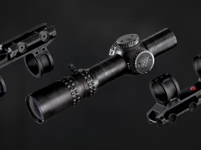 Nightforce ATACR 1-8x24mm  Scalarworks LEAP07 Low-poly 3D model