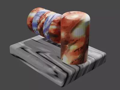 ballonde glass sculpture Free low-poly 3D model