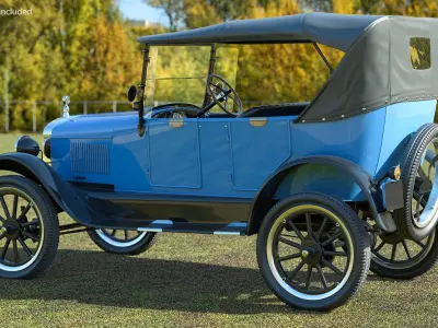 Classic Ford Model T 1926 3D model
