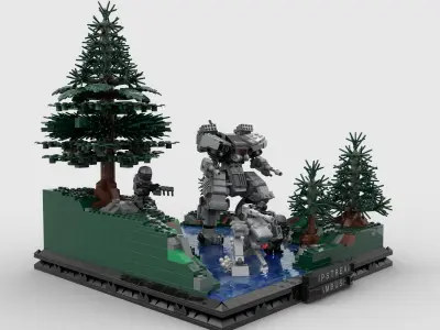 upstream ambush  3D model