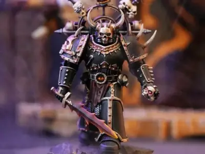 Marine for tabletop wargame miniature board game Free 3D print model