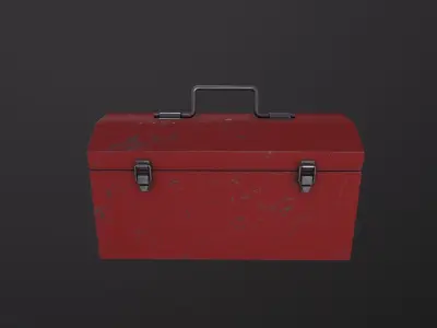 Toolbox 3D Model Low-poly 3D model