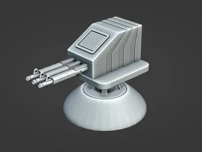 Hardsurface - Weapon 3D model