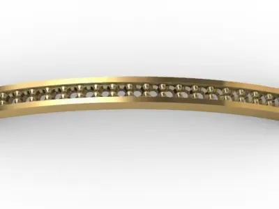 BRACELET MIDDLE PART 3D print model