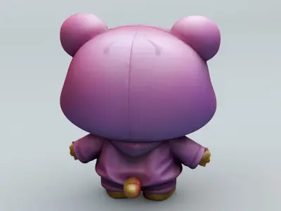 Kawaii Club Cute Mouse  3D model