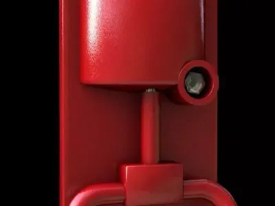 Emergency brake Free 3D model