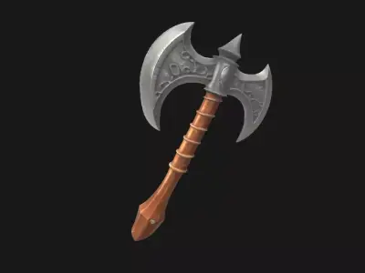Realistic 3D Axe Model - Game Ready Low-poly 3D model