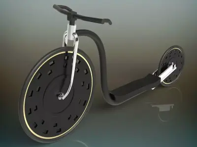 Kick bike 3D model