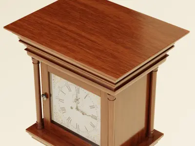 18th Century English Grandfather Clock 3D model