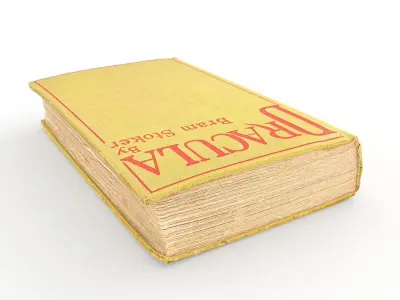 Bram Stoker Dracula Book First Edition 3D model