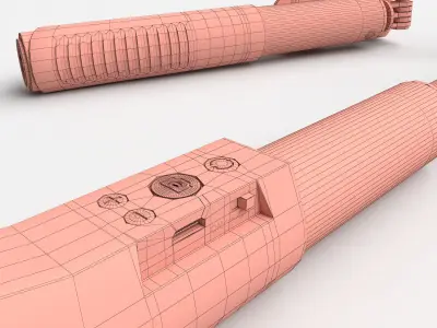Selfie Stick monopod 3D model 3D model