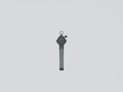 HK mp5sd6 low poly Low-poly 3D model