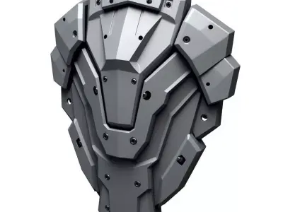 sci-fi fantasy shield  3D print model purchase