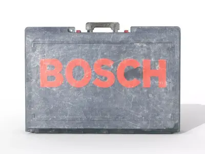 Bosch Impact Hammer Box Low-poly 3D model