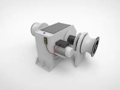 Winch Machine 3D print model