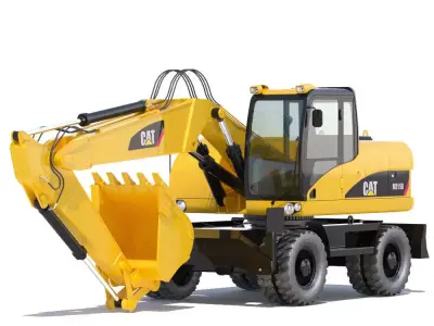 Wheel Excavator Cat 315D 3D model