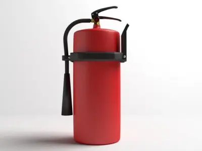 Fire Extinguisher 5 3D model