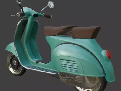 Scooter 3d model 3D model 6
