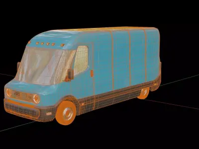 Amazon Rivian EDV 3D model