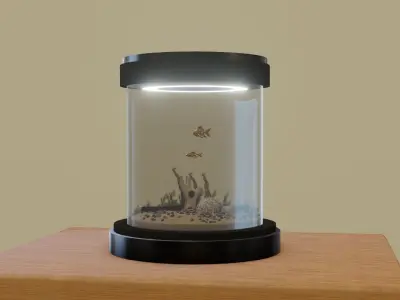 Fish Tank 3D model get