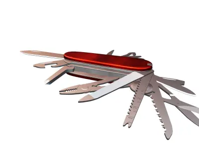 Swiss Knife 3D model