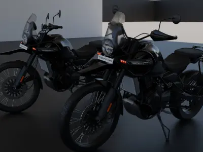 Royal Enfield Himalayan-450 Adventure 3D model