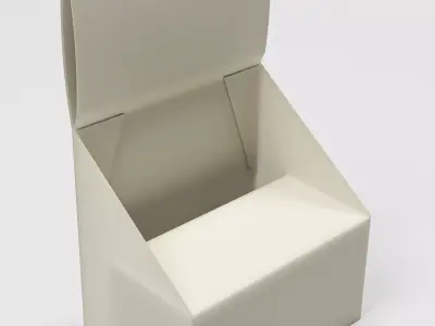 Caja de Carton tipo display Free low-poly 3D model