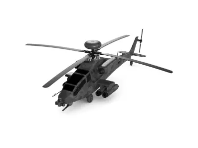 Attack Helicopter 3D model get