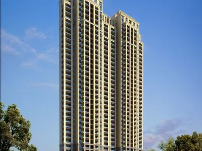 3Dmax fashion city commercial square building 48 3D model