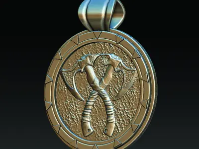 Sail Medallion  3D print model