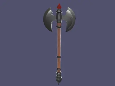 Axe pack Low-poly 3D model purchase