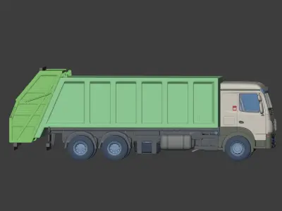 Generic Garbage Truck 3D model