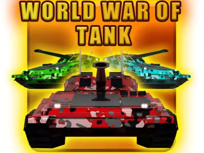 Semi-modern war tank for the game Low-poly 3D model