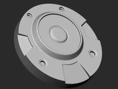 SciFi Hardsurface IMM Brush Pack 15 in One 3D model