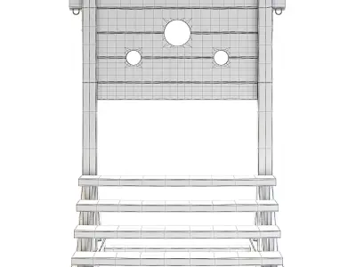 Medieval Stocks 3D model