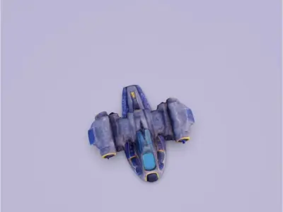 Space ship 3D print model by your3dhouse