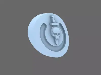 Kill Circuits Knight Shoulder Symbols 3D print model