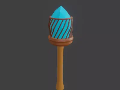 magic wand Free 3D model buy