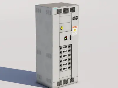 Electrical Box 08 Low-poly 3D model