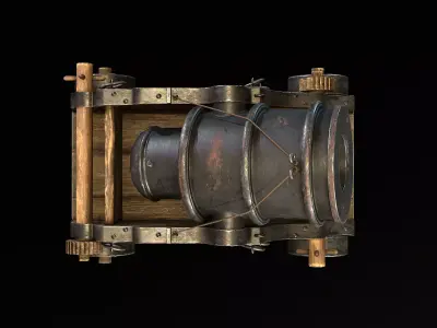 Mortar  Low-poly 3D model