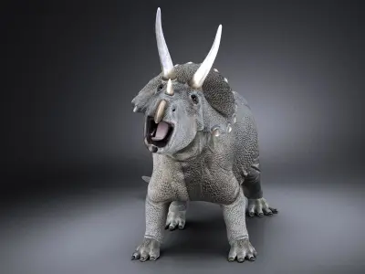 Triceratops dinosaur 3D model purchase
