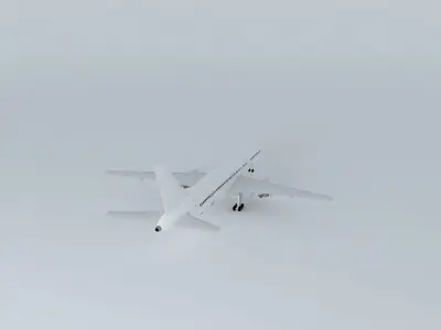 Template Boeing 757 200 Free 3D model