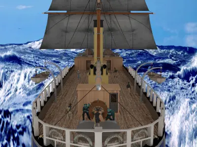 SS Southern Cross  3D model