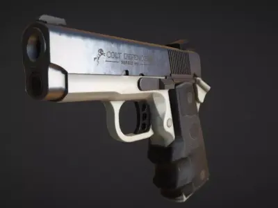 Colt Defender Low-poly 3D model