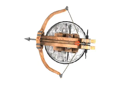 Medieval Siege Weapons Pack I Game-Ready 3D Models Low-poly 3D model