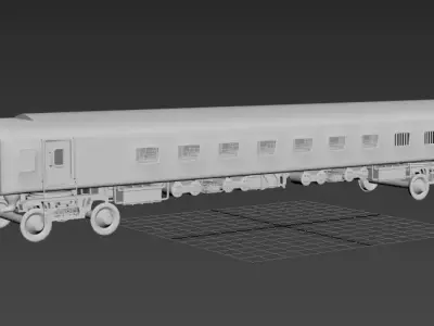 3d train  3D model