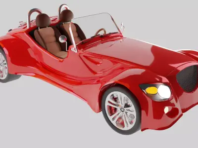 Stylized Sport Roadster Car Kaipan 16  3D model