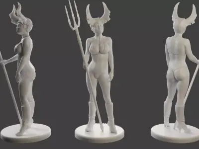 Dark Queen DQ1 002 3D print model